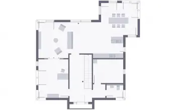Grundriss Stadtvilla / Villa Musterhaus Frechen bei Köln von OKAL