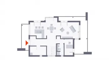 Grundriss Stadtvilla / Villa Musterhaus Poing-Grub von OKAL