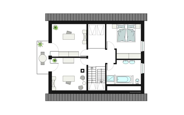 ProHaus - Musterhaus Musterhaus Bad Vilbel Dachgeschoss