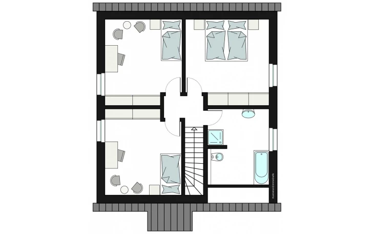 ProHaus - Musterhaus ProFamily 135/20 Dachgeschoss