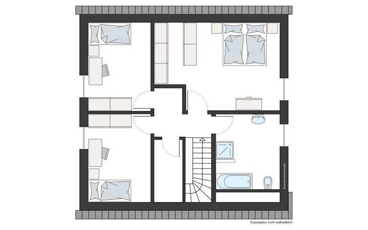 ProHaus - Musterhaus ProFamily 155/20 Dachgeschoss