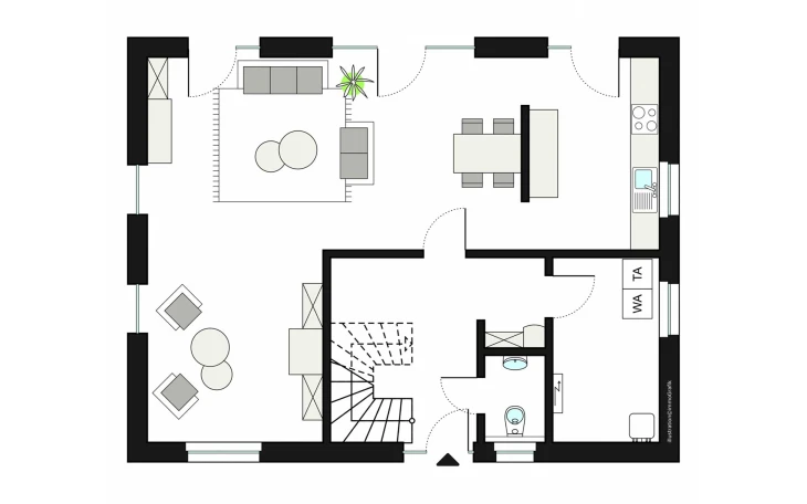 ProHaus - Musterhaus ProFamily 156/20 Erdgeschoss