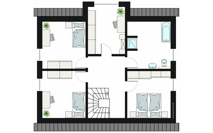 ProHaus - Musterhaus ProFamily 163/20 Dachgeschoss