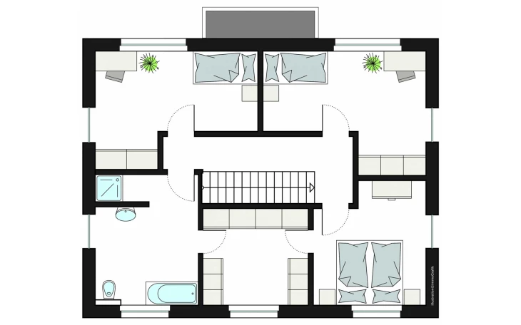 ProHaus - Musterhaus ProFamily 167/20 Dachgeschoss