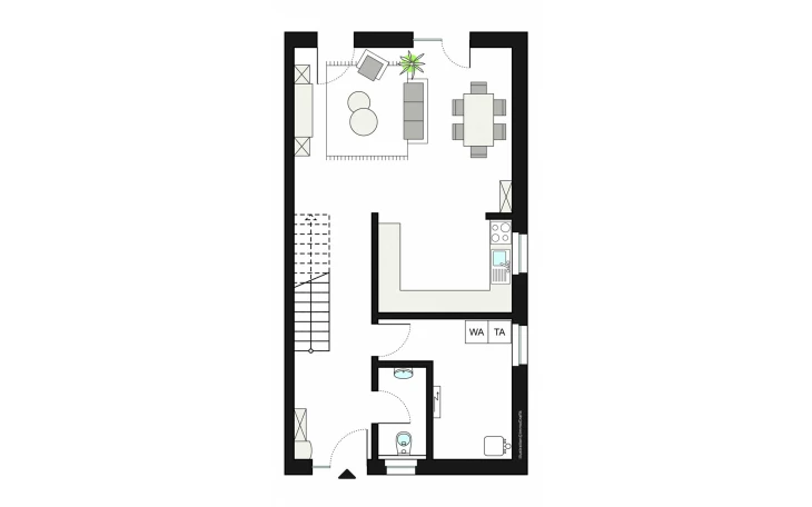 ProHaus - Musterhaus ProGeneration 119-119/20 Erdgeschoss