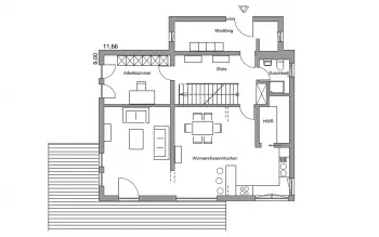 Grundriss Familienhaus Ghersburg von Regnauer