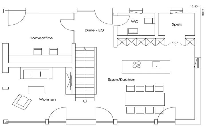 Regnauer - Musterhaus Heidi Erdgeschoss