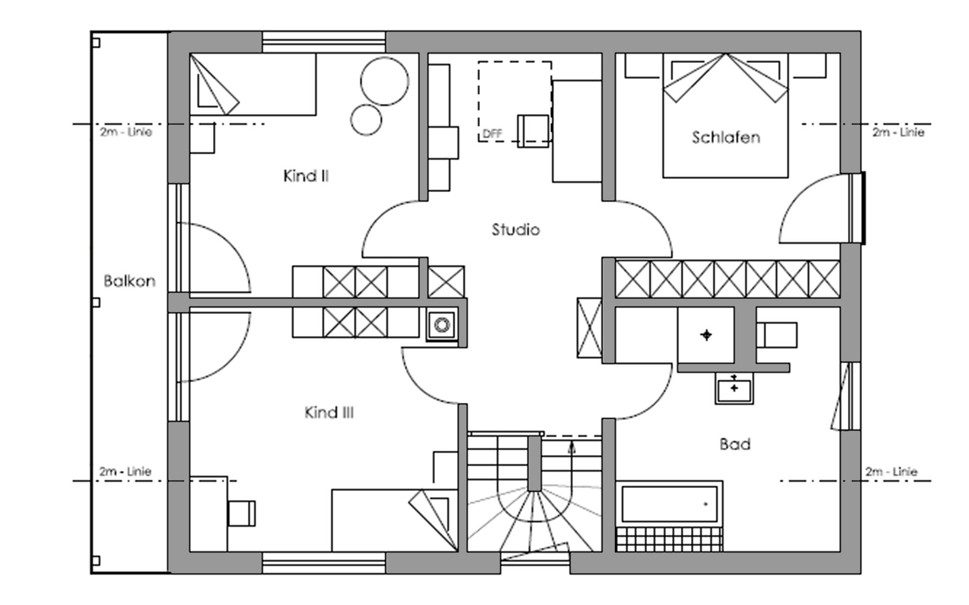 Dachgeschoss Lautrach von Regnauer Hausbau GmbH & Co. KG