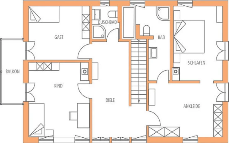 Regnauer - Musterhaus Marquartstein Dachgeschoss
