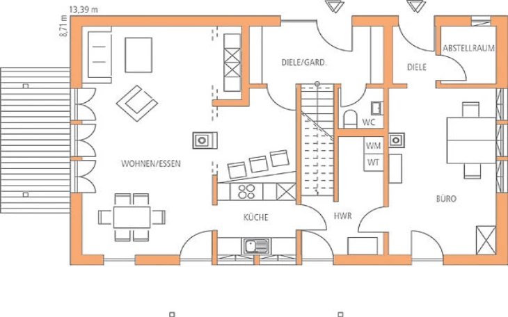 Regnauer - Musterhaus Marquartstein Erdgeschoss