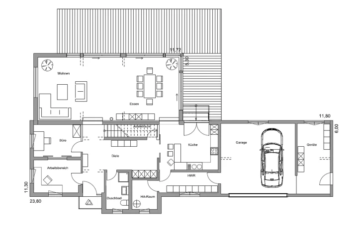 Regnauer - Musterhaus Plettenberg Erdgeschoss