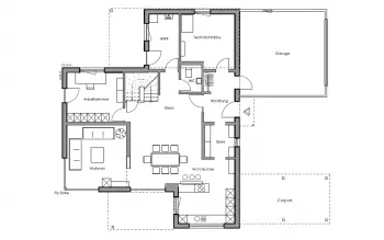 Grundriss Kubushaus Schwabach von Regnauer