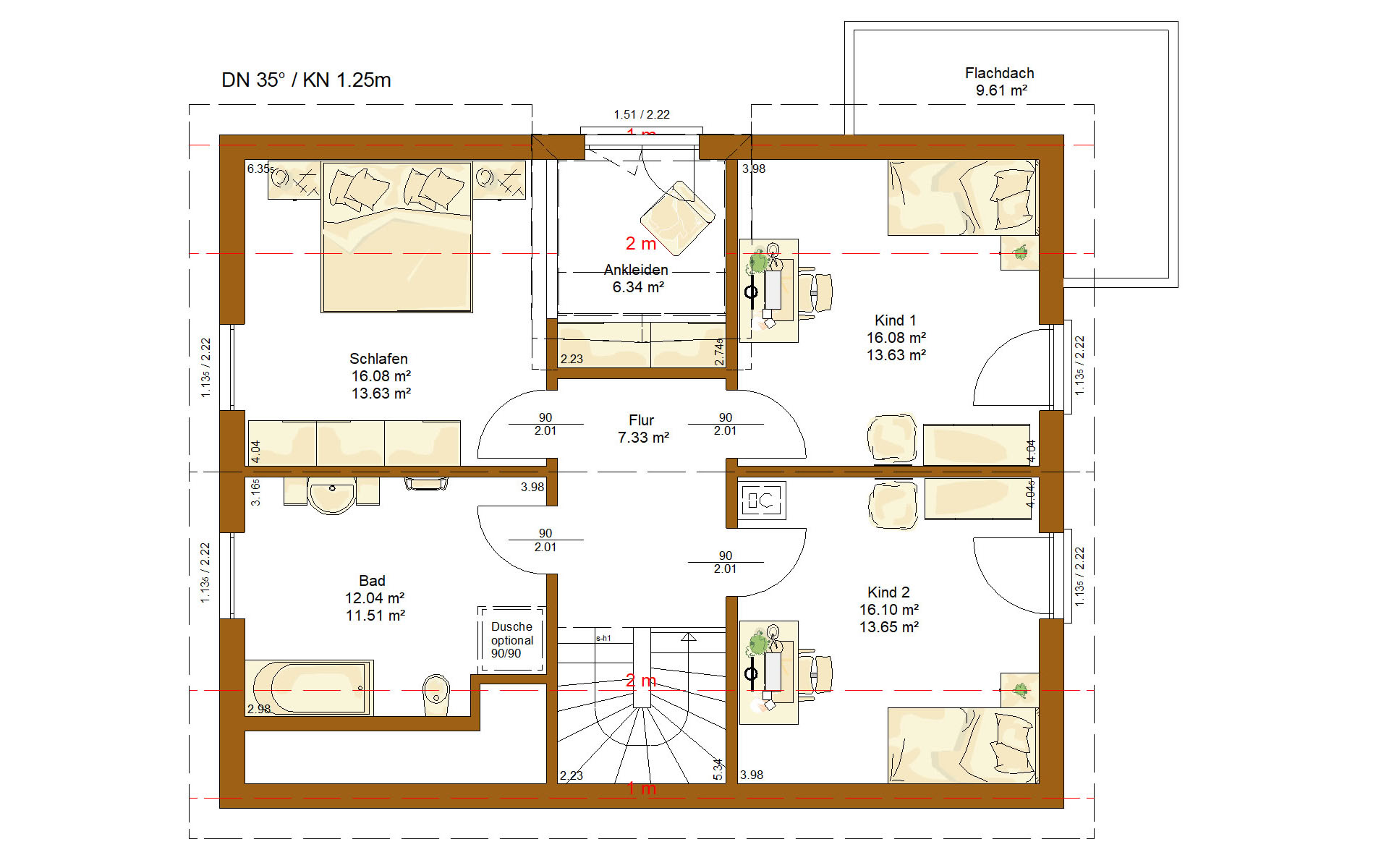 Dachgeschoss CLOU 156 von RENSCH-HAUS GMBH