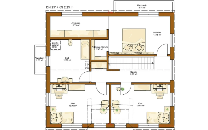 RENSCH-HAUS - Musterhaus CLOU 174 Dachgeschoss