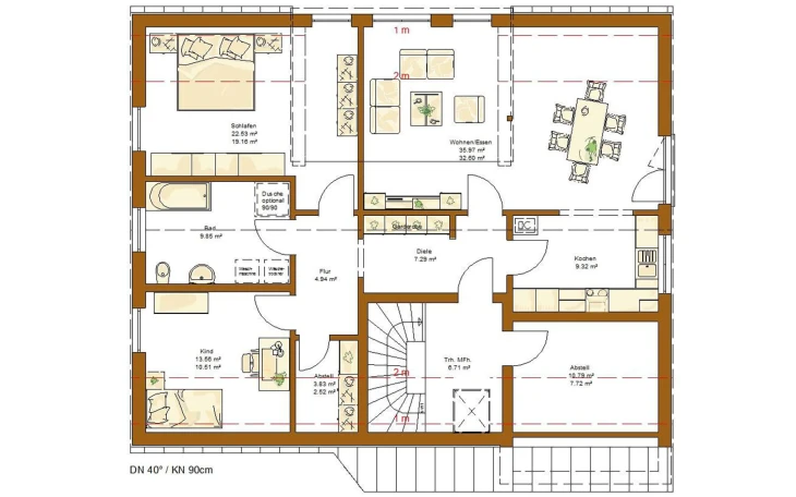 RENSCH-HAUS - Musterhaus CLOU 254 Dachgeschoss