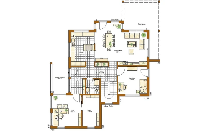 RENSCH-HAUS - Musterhaus Innovation R (Musterhaus) Erdgeschoss