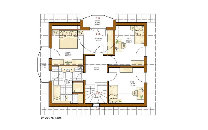 RENSCH-HAUS - Musterhaus Linz (Kundenhaus) Dachgeschoss