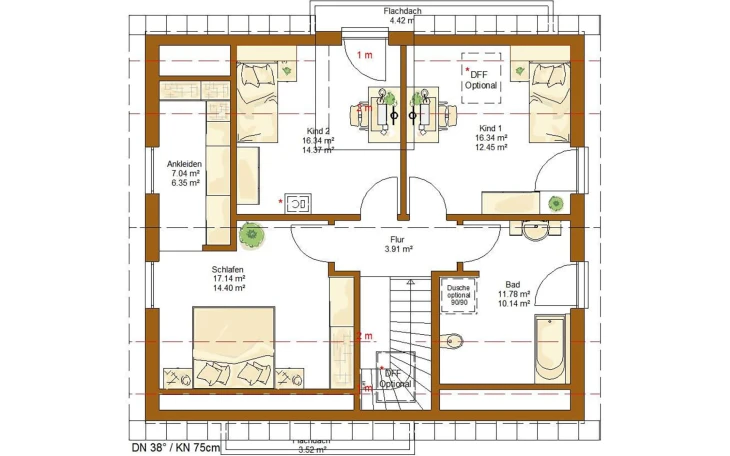 RENSCH-HAUS - Musterhaus Life 157 Dachgeschoss