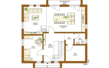Grundriss Familienhaus Life 157 von RENSCH-HAUS