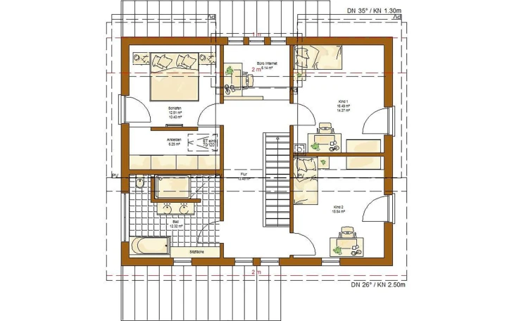 RENSCH-HAUS - Musterhaus Avenio (Musterhaus) Dachgeschoss