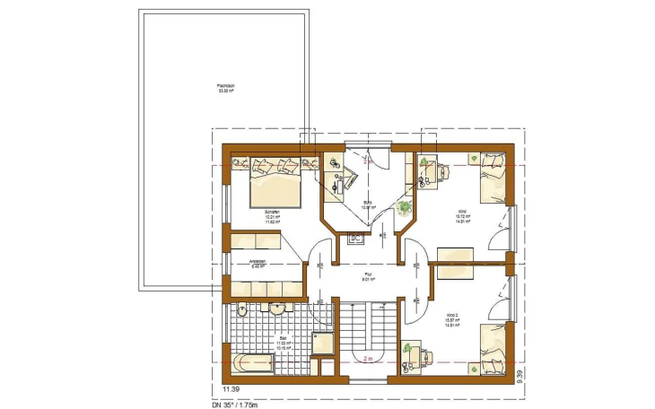 RENSCH-HAUS - Musterhaus Twinline R Neapel Dachgeschoss