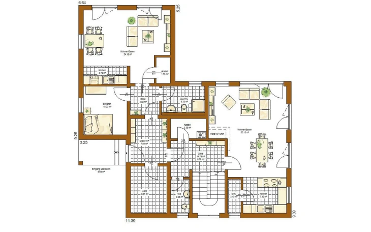 RENSCH-HAUS - Musterhaus Twinline R Neapel Erdgeschoss