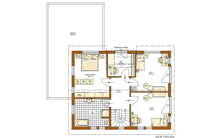 RENSCH-HAUS - Musterhaus Twinline R Savona Dachgeschoss