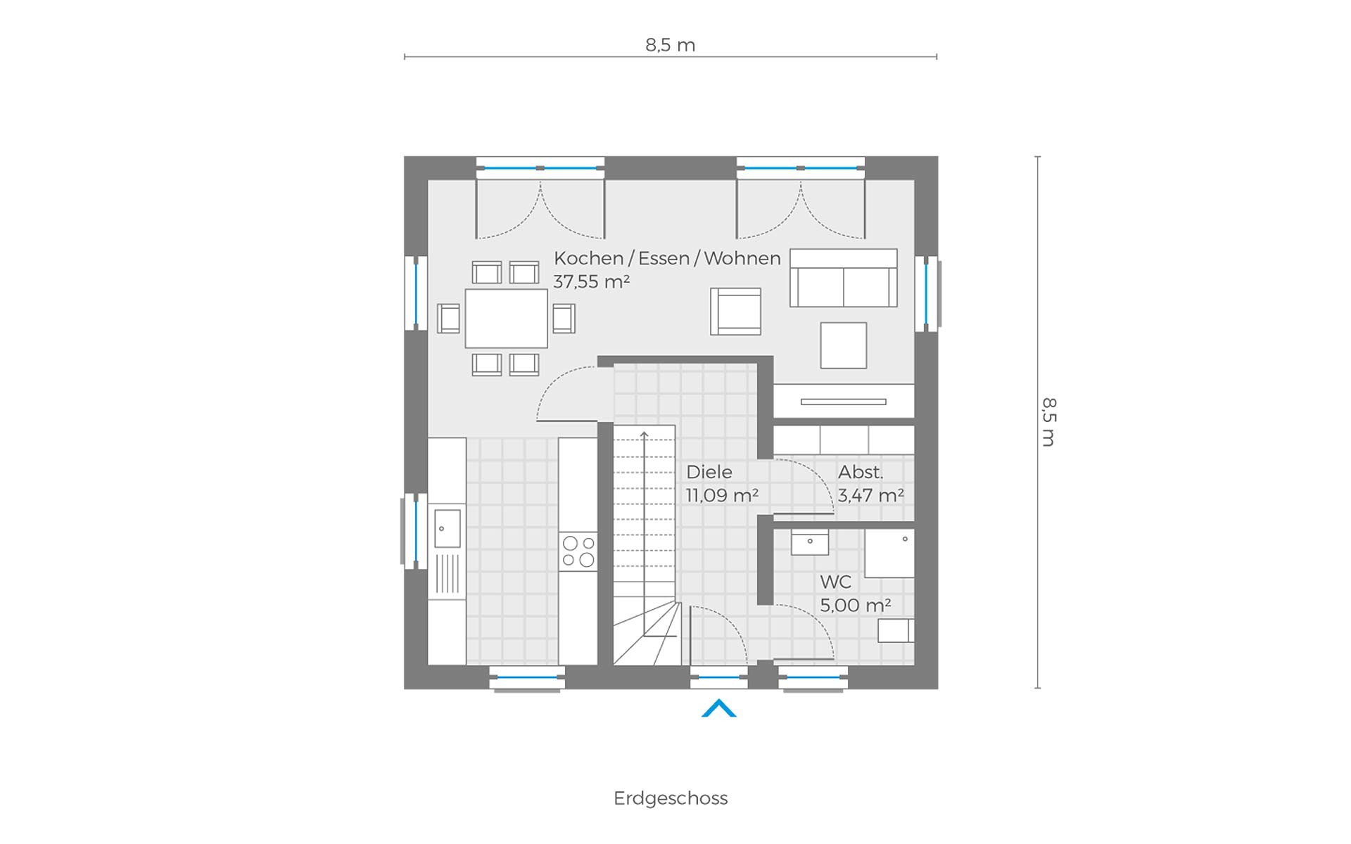 Erdgeschoss Müller-Thurgau (mit Keller) von Röder Bau GmbH