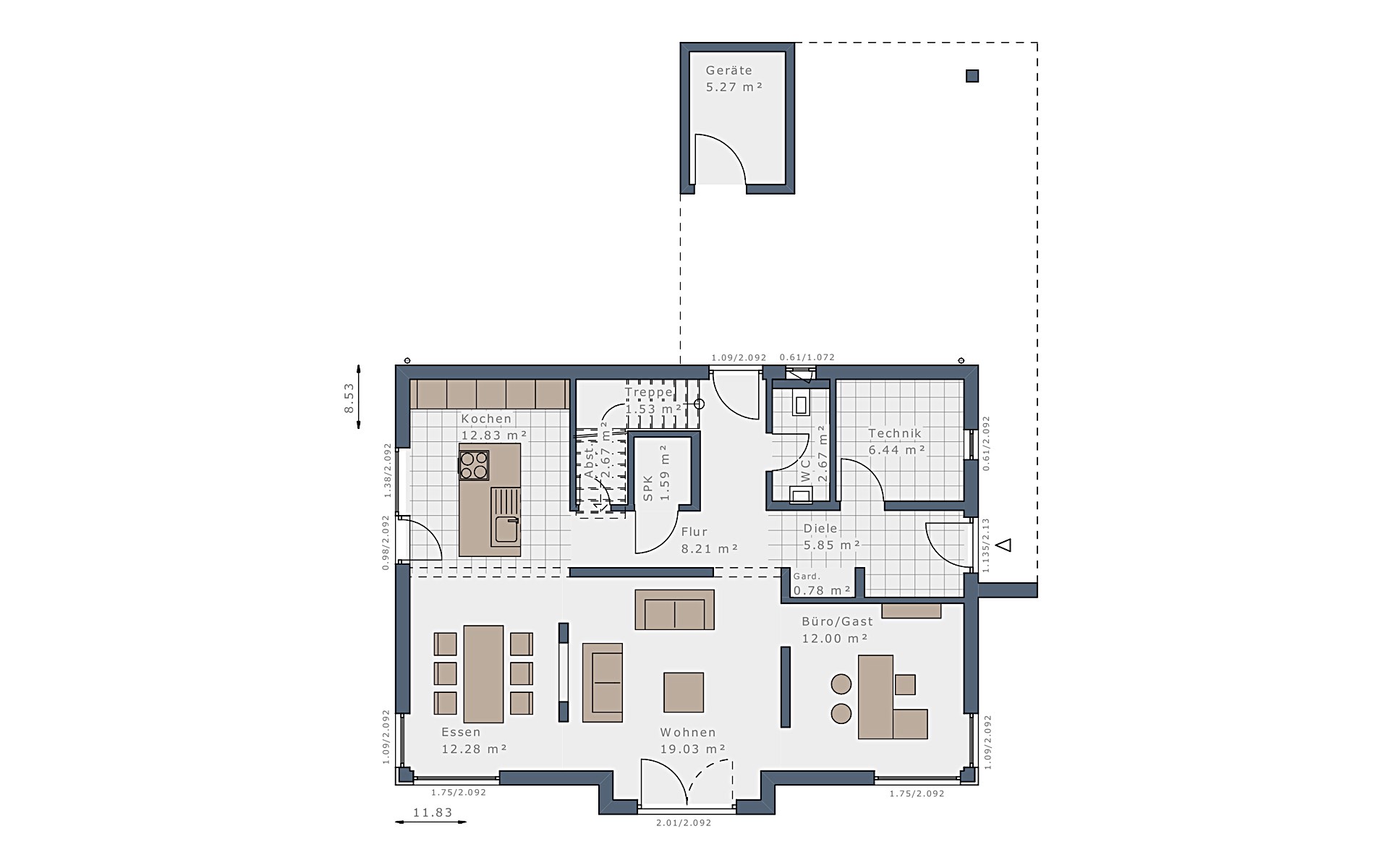 Erdgeschoss Selection-E-169 E6 von Schwabenhaus GmbH & Co. KG