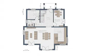 Grundriss Kubushaus Selection-E-175 E5 von Schwabenhaus