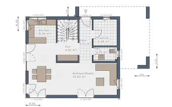 Grundriss Familienhaus Sensation-E-132 E4 von Schwabenhaus