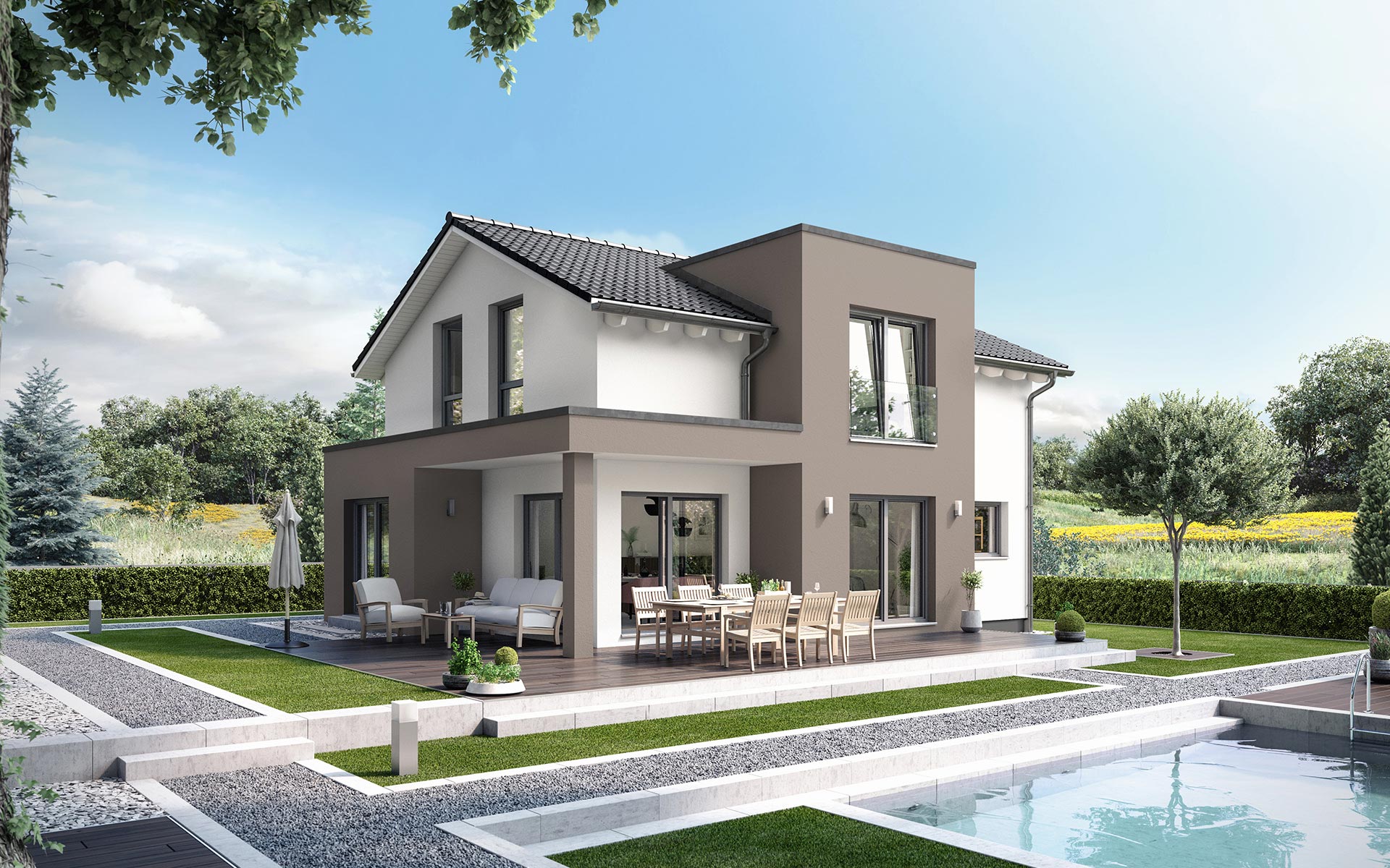 Solitaire Einfamilienhäuser von Schwabenhaus GmbH