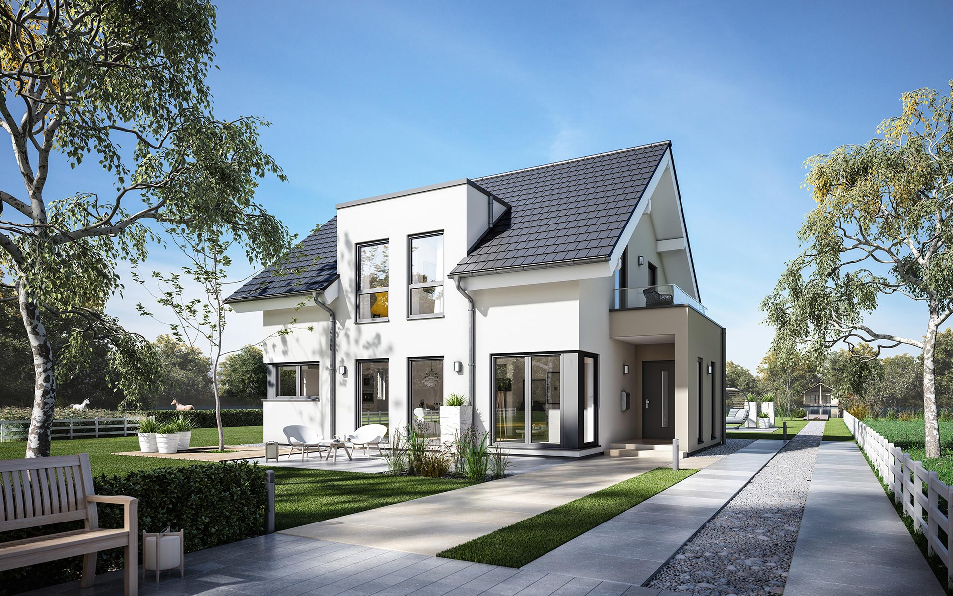 Solitaire Einfamilienhäuser von Schwabenhaus GmbH