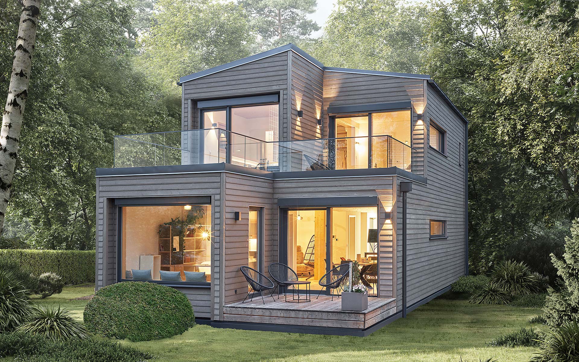 Dahoam to go (Modulhaus) von Sonnleitner Holzbauwerke GmbH & Co. KG