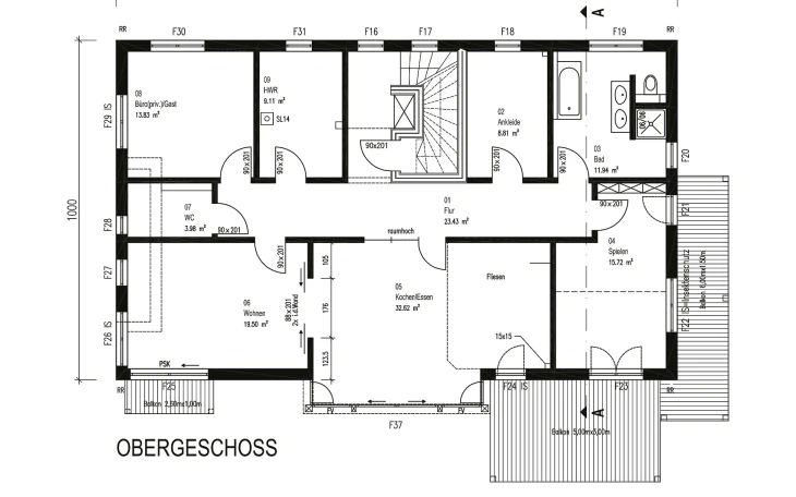 Sonnleitner - Musterhaus Gruber Obergeschoss