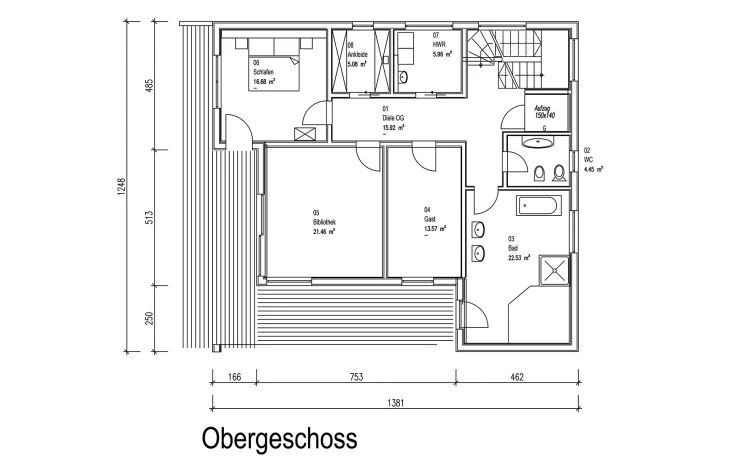 Sonnleitner - Musterhaus Grünwald Obergeschoss