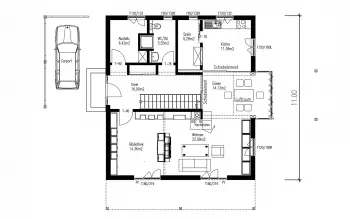Grundriss Landhaus Rosenheim von Sonnleitner