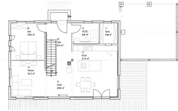 Grundriss Landhaus Miesbach von Sonnleitner