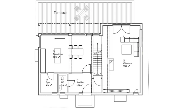 Sonnleitner - Musterhaus München Erdgeschoss