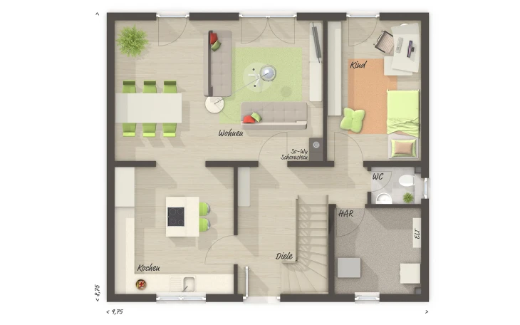 Town & Country Haus - Musterhaus Edition Clever 138+ Obergeschoss