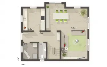 Grundriss Familienhaus Lichthaus 121 von Town & Country Haus