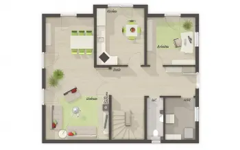 Grundriss Familienhaus Lichthaus 152 von Town & Country Haus