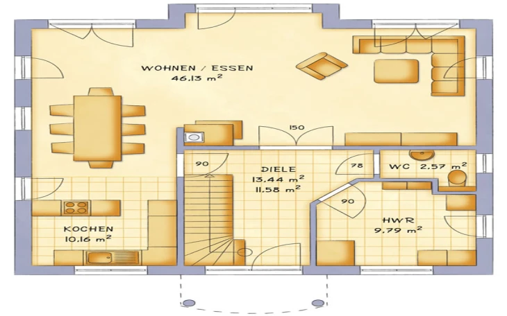 VarioSelf - Musterhaus VarioCity 168 Erdgeschoss