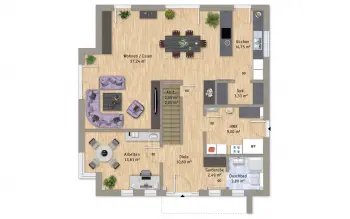 Grundriss Familienhaus VarioFamily 178 von VarioSelf