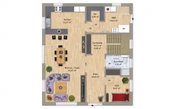 Grundriss Designerhaus VarioVision 177 von VarioSelf