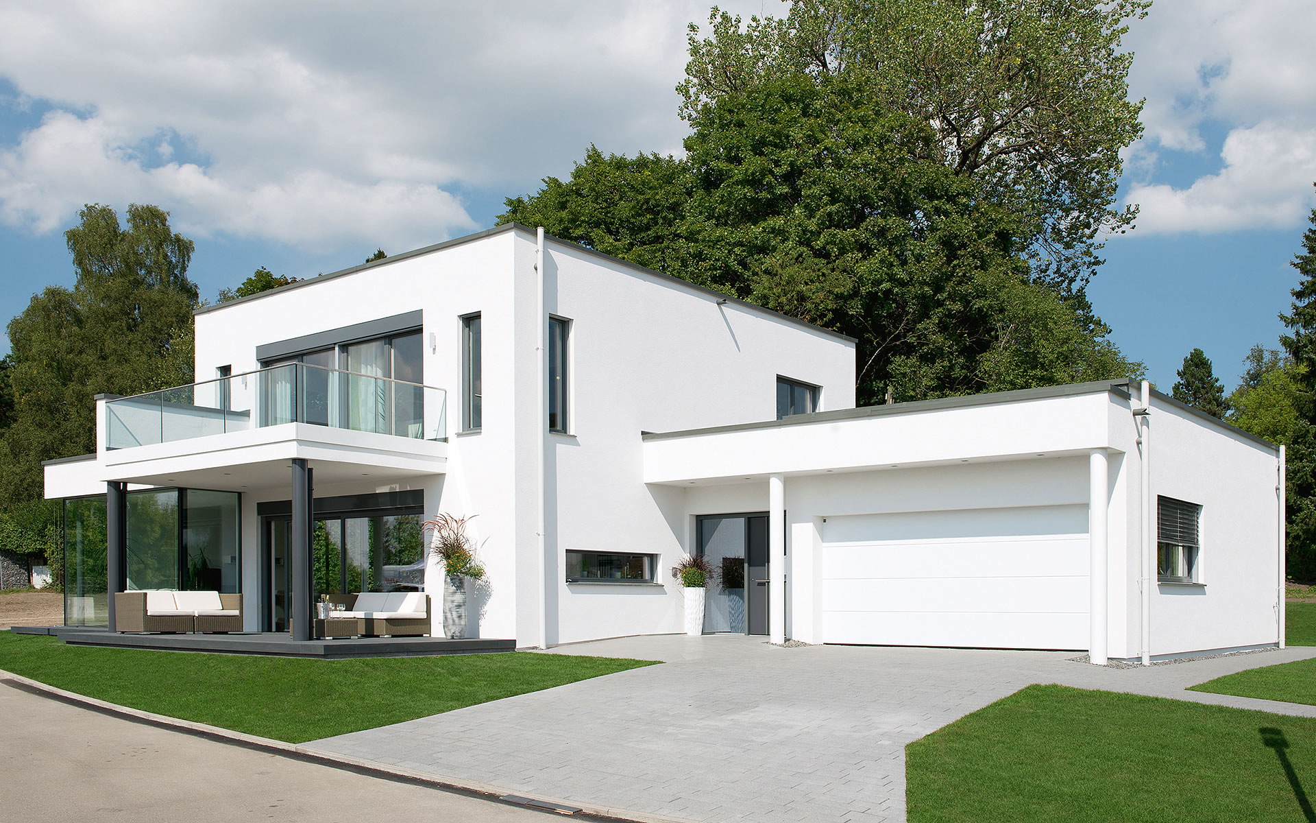 Musterhaus Wohnbeispiele Grundrisse Aller Haustypen Hausbau