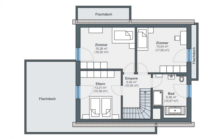 WeberHaus - Musterhaus generation 5.5 Haus 110 Wenden-Hünsborn (Ausstellungshaus) Dachgeschoss