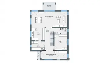 Grundriss Stadtvilla / Villa CityLife 600 (Paulsen) von WeberHaus