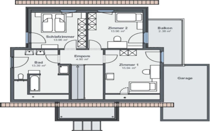 WeberHaus - Musterhaus Musterhaus Hannover Dachgeschoss