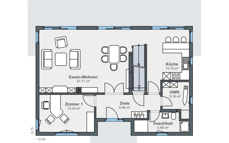 WeberHaus - Musterhaus Ausstellungshaus Leipzig Erdgeschoss